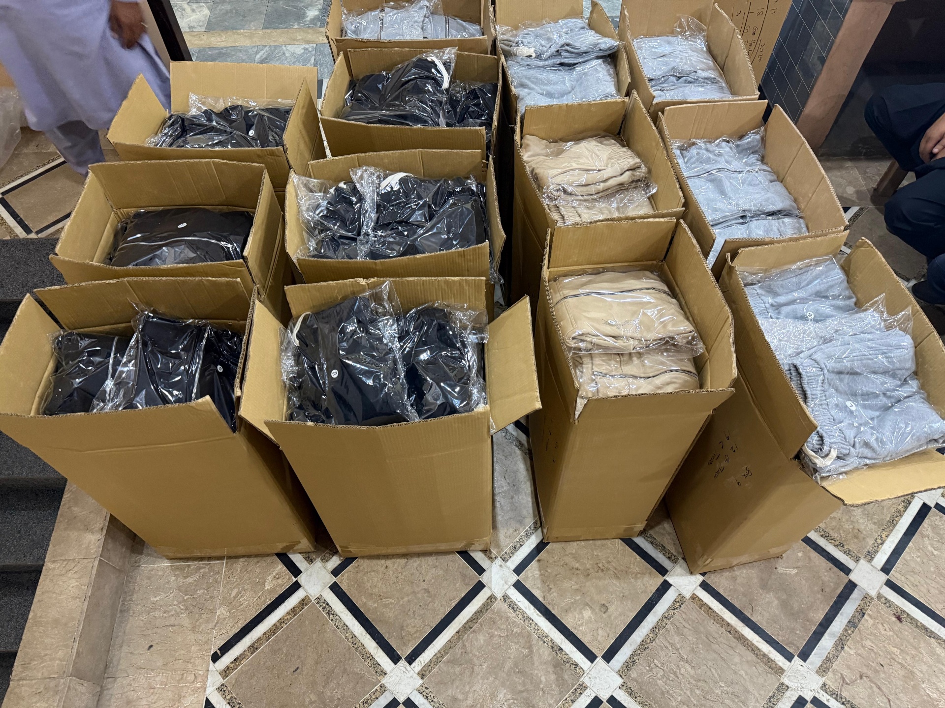 Packed and ready to ship orders